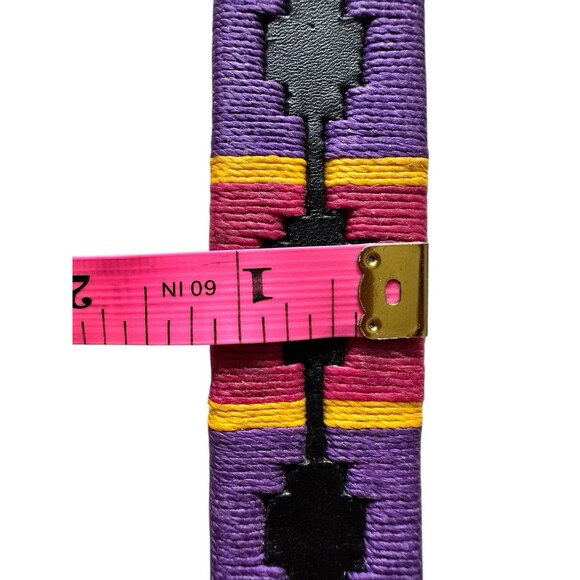 The Tackeria Leather Belt NWT Black Argentine Polo Gaucho Pampa 20 Black main image 5
